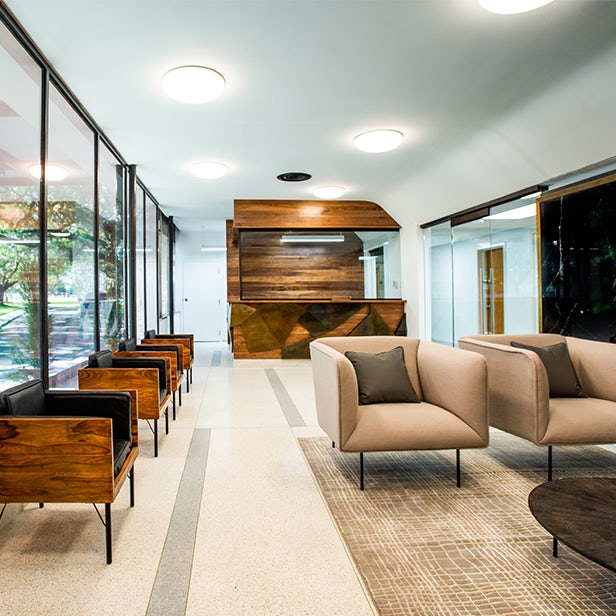 Bayer Lobby + Conference Area